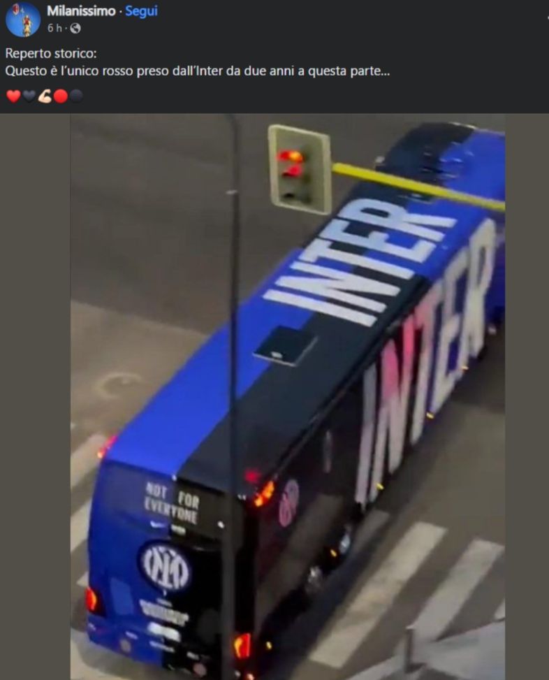 Social, ironie rossonere sul mancato rosso a Dimarco a Firenze: solo al semaforo…- immagine 2