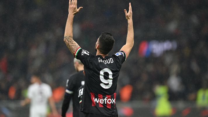 Olivier Giroud AC Milan Milan-Salernitana 1-1 Serie A 2022-2023