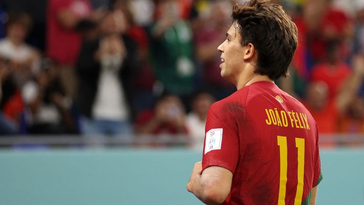 DOHA, QATAR - NOVEMBER 24: Joao Felix of Portugal celebrates after scoring their team's second goal past Lawrence Ati Zigi of Ghana during the FIFA World Cup Qatar 2022 Group H match between Portugal and Ghana at Stadium 974 on November 24, 2022 in Doha, Qatar. (Photo by Richard Heathcote/Getty Images) Thomas Partey condizionerà il futuro di Joao Félix a favore dei Gunners? - immagine 1