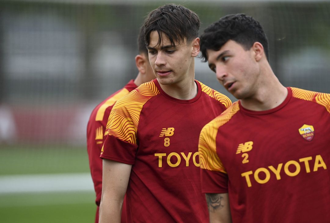 Roma, allenamento in vista del Bayer: ci sono Dybala e Wijnaldum – FOTO GALLERY - immagine 31