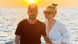 Icardi e Wanda, vacanza romantica a Zanzibar. Scatto al tramonto per la coppia