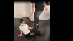 VIDEO / Icardi con la famiglia alla Pinetina. Si gioca a calcio e non la spunta lui…