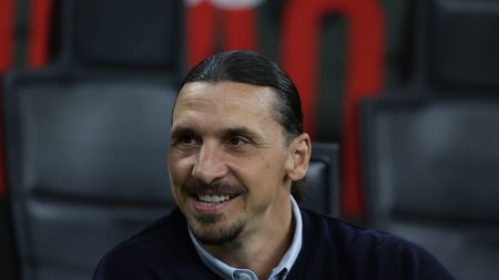 MILAN, ITALY - SEPTEMBER 27: Zlatan Ibrahimovic of AC Milan attends before the Serie A match between Milan and Lecce at Stadio Giuseppe Meazza on September 27, 2024 in Milan, Italy. (Photo by Claudio Villa/AC Milan via Getty Images)