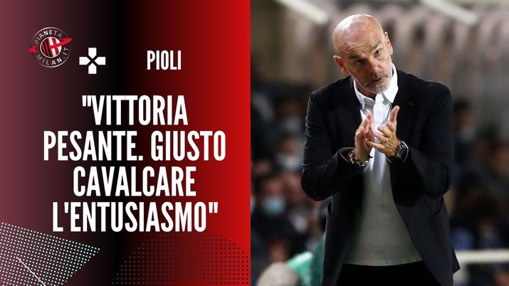 Stefano Pioli AC Milan Atalanta-Milan 2-3 Serie A 2021-2022