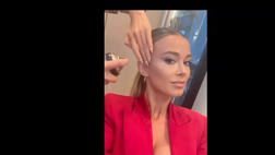 VIDEO / Pronta ad andare in scena: Diletta è uno splendore