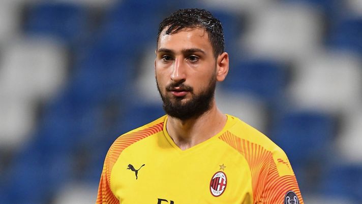 Gianluigi 'Gigio' Donnarumma (portiere AC Milan) durante Sassuolo-Milan 1-2 (Serie A 2019-2020) | AC Milan News (Getty Images) 