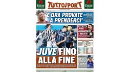 Prima Pagina, Tuttosport: “Il Milan sorpassa l’Inter in vetta, Juve fino alla fine”