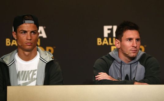 Messi Cristiano Ronaldo (getty images) Messi Cristiano Ronaldo (getty images)