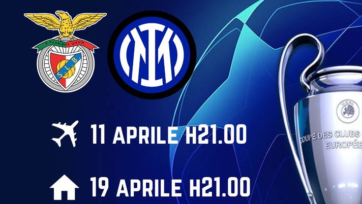 Inter, ecco date e orari delle due partite contro il Benfica in Champions League - immagine 1