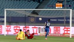 VIDEO / Jiangsu Suning, senza Capello è una marcia: vittoria e vetta a 3 pt. Che gol Teixeira!