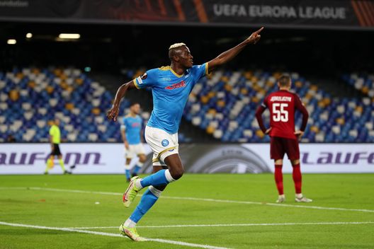 Victor Osimhen (Photo by Francesco Pecoraro/Getty Images) osimhen napoli