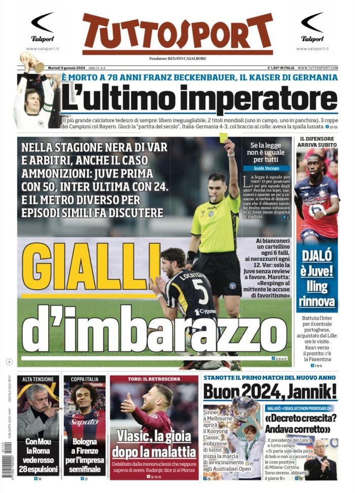 Orsi: “Inter prima con merito. Malafede? Non dai un rigore contro al 99′. La prima di Tuttosport…”- immagine 3