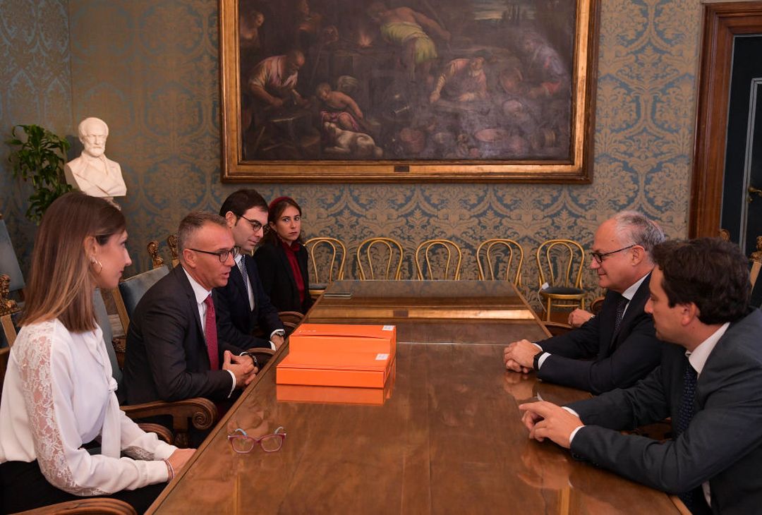 Stadio Roma, l’incontro tra Berardi e Gualtieri in Campidoglio – FOTO GALLERY - immagine 9