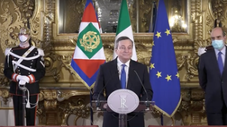 Coronavirus, il premier Draghi in conferenza: “Riapertura dal 26 aprile, zona gialla variata rispetto al passato”