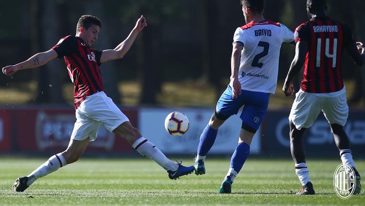 Mattia Caldara, Milan-Chiasso, @acmilan 