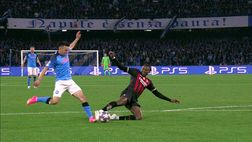 Napoli-Milan 1-1, l’intervento di Leao su Lozano: era rigore? | VIDEO