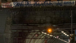 Altro striscione a Napoli: “FIGC serva del padrone!” | FOTO