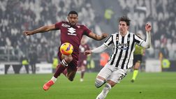 Juventus, problema fisico per Vlahovic: lascia il ritiro della Serbia