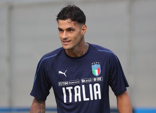 CATANIA, ITALY - SEPTEMBER 02: Gianluca Scamacca of Italy U21 attends a training session on September 2, 2019 in Catania, Italy. (Photo by Maurizio Lagana/Getty Images) CATANIA, ITALY - SEPTEMBER 02: Gianluca Scamacca of Italy U21 attends a training session on September 2, 2019 in Catania, Italy. (Photo by Maurizio Lagana/Getty Images)