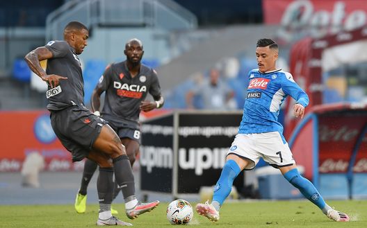 Napoli-Udinese della scorsa stagione Napoli-Udinese della scorsa stagione