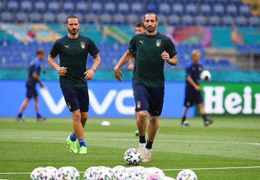 Giorgio Chiellini e Leonardo Bonucci Giorgio Chiellini e Leonardo Bonucci
