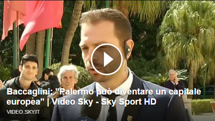 VIDEO Paul Baccaglini: “La novità fa rima con evoluzione e progresso. Facciamo di Palermo una capitale europea!”  VIDEO Paul Baccaglini: “La novità fa rima con evoluzione e progresso. Facciamo di Palermo una capitale europea!”