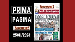 Prima pagina Tuttosport: “C’era una volta il Milan”