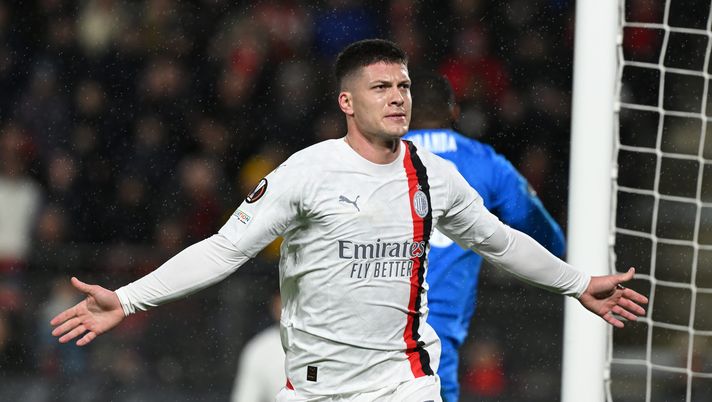 Luka Jovic AC Milan Rennes-Milan 3-2 Europa League 2023-2024