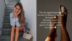 Piccolo infortunio per la fidanzata di Valentino Rossi: ecco cosa è successo