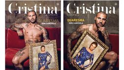 Quaresma nudo in prima pagina, sfida a Ronaldo per il ruolo di sex symbol