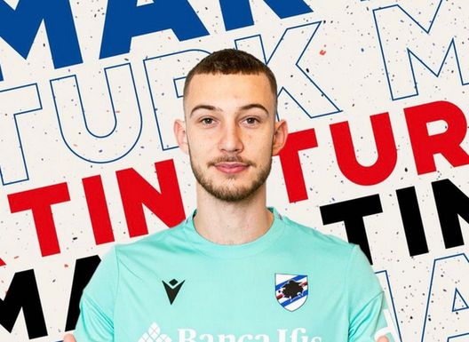 Martin Turk Sampdoria (credit Sampdoria) Martin Turk Sampdoria