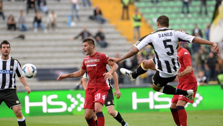 UDINE, ITALY - OCTOBER 06: Danilo Larangeira #5 of Udinese scores his opening goal during the Serie A match between Udinese Calcio and Cagliari Calcio at Stadio Friuli on October 6, 2013 in Udine, Italy. (Photo by Dino Panato/Getty Images) UDINE, ITALY - OCTOBER 06: Danilo Larangeira #5 of Udinese scores his opening goal during the Serie A match between Udinese Calcio and Cagliari Calcio at Stadio Friuli on October 6, 2013 in Udine, Italy. (Photo by Dino Panato/Getty Images)
