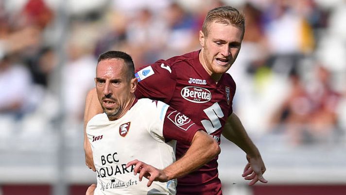 during the Serie A match between Torino FC and US Salernitana at Stadio Olimpico di Torino on September 12, 2021 in Turin, Italy. Salernitana, non convocato Ribery: il motivo dell’esclusione contro il Sassuolo - immagine 1