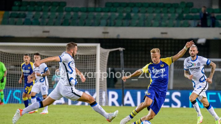 Verso Bologna, l’allenamento del Verona 
