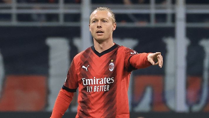 Simon Kjaer AC Milan Milan-Slavia Praga 4-2 Europa League 2023-2024