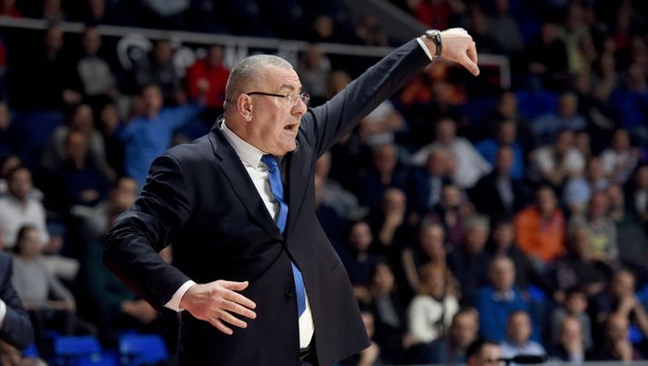 PODGORICA, MONTENEGRO - MARCH 21: Jasmin Repesa, Head Coach of Buducnost Voli Podgorica in action during the 2018/2019 Turkish Airlines EuroLeague Regular Season Round 28 game between Buducnost Voli Podgorica and Anadolu Efes Istanbul at Moraca on March 21, 2019 in Podgorica, Montenegro. (Photo by Savo Prelevic/Euroleague Basketball via Getty Images) PODGORICA, MONTENEGRO - MARCH 21: Jasmin Repesa, Head Coach of Buducnost Voli Podgorica in action during the 2018/2019 Turkish Airlines EuroLeague Regular Season Round 28 game between Buducnost Voli Podgorica and Anadolu Efes Istanbul at Moraca on March 21, 2019 in Podgorica, Montenegro. (Photo by Savo Prelevic/Euroleague Basketball via Getty Images)