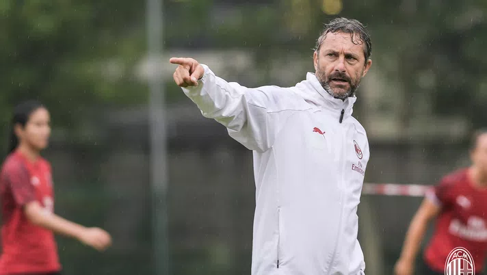 Maurizio Ganz, tecnico del Milan Femminile (credits: acmilan.com)
