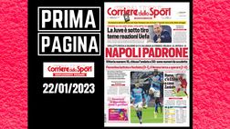 Prima pagina Corriere dello Sport: “Napoli padrone”