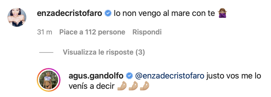 Agustina in bikini, Enza De Cristofaro: “Non vengo al mare con te”. E la Gandolfo…- immagine 2