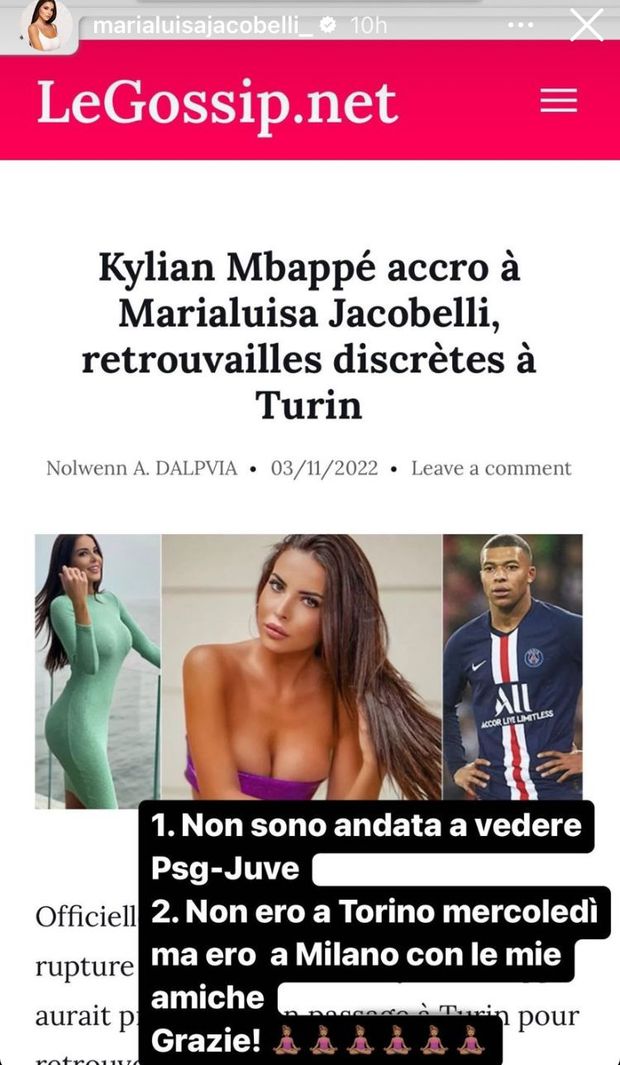 Maria Luisa Jacobelli, ma quale Mbappé…: “Ero con le mie amiche…”- immagine 2