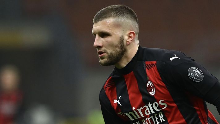 Ante Rebic (attaccante AC Milan), qui durante Milan-Udinese 1-1 (Serie A 2020-2021) | News (Getty Images) 