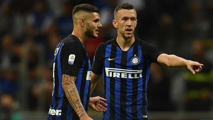 Mauro Icardi e Ivan Perisic, calciatori dell'Inter (credits: GETTY Images) 