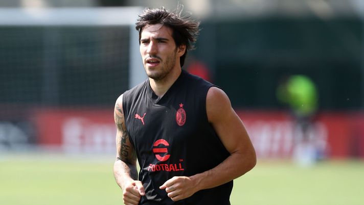 Sandro Tonali, centrocampista del Milan, parla dello scudetto (Getty Images)