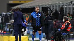 Conte e il saluto social ad Eriksen: “Felice di averti rivisto di nuovo”