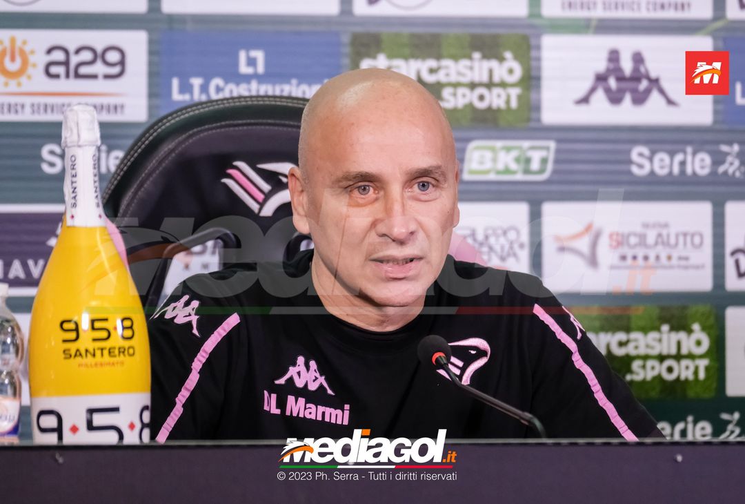 FOTO PALERMO, verso il Bari: Mister Corini in sala stampa (Gallery) - immagine 19