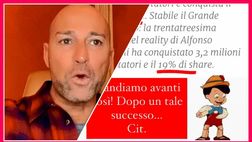 VIDEO / Bettarini, battutina a Signorini e al Grande Fratello: “Continuiamo così…”