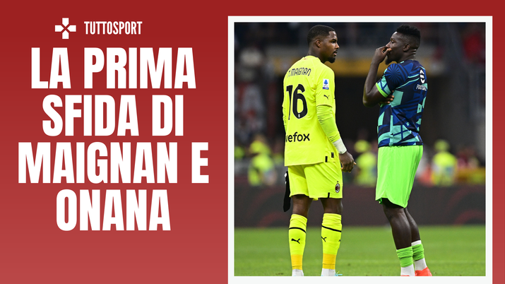 Mike Maignan e André Onana (getty images)