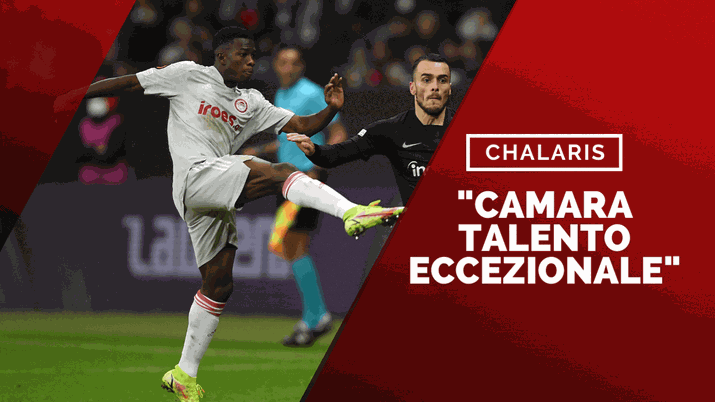 Aguibou Camara, calciatore dell'Olympiacos (getty images)