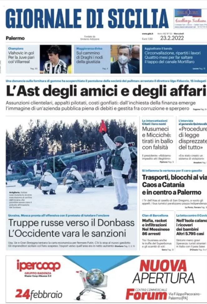 prima pagina