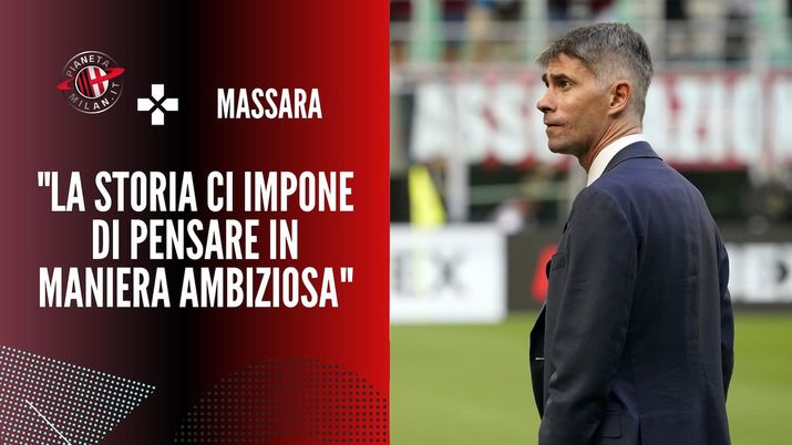 Intervista Massara AC Milan raduno Milanello